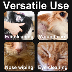 Egaageoi utilisation-soin-oreilles-animaux, facilite le soin quotidien.