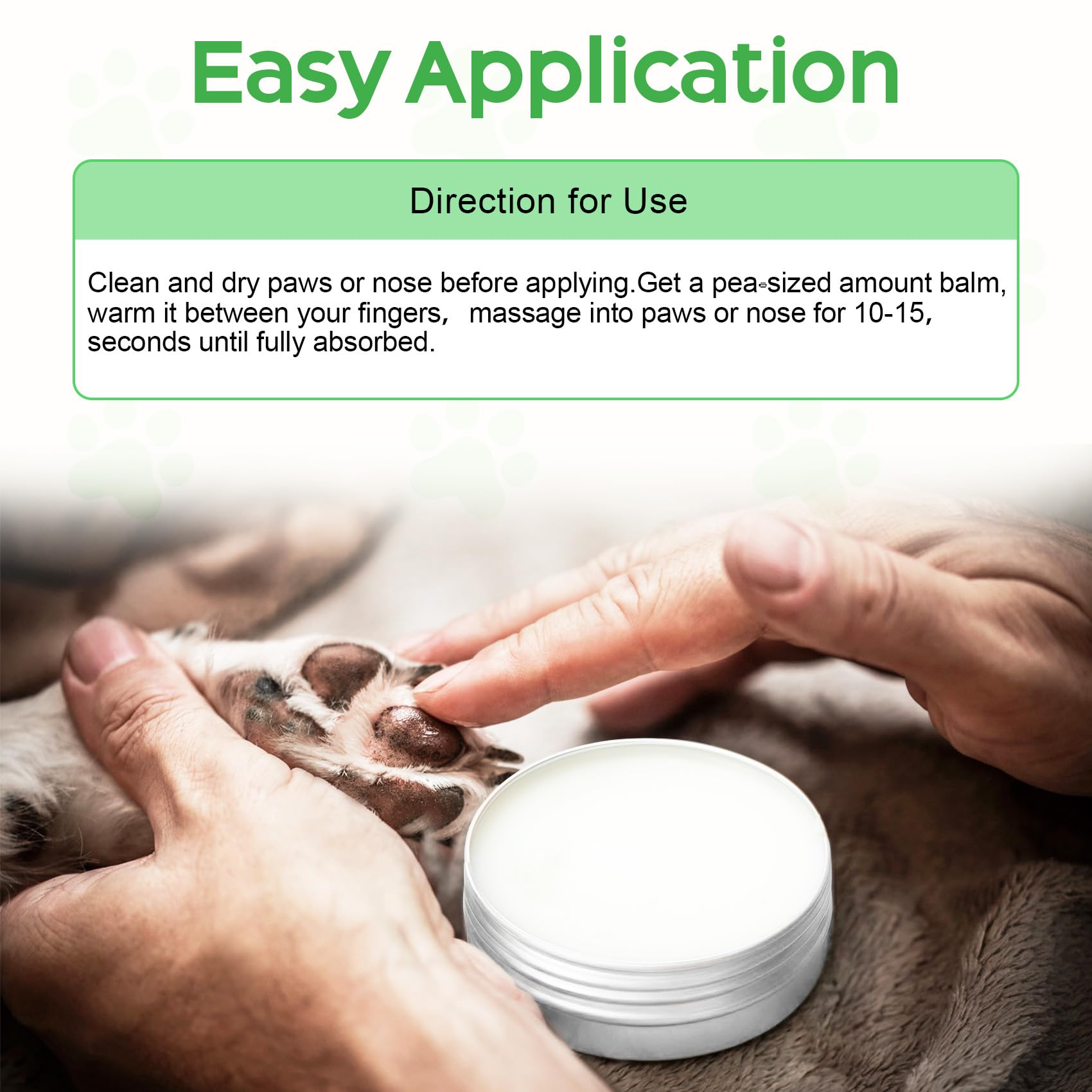Texture crème de la pommade Eglagen, absorption rapide.