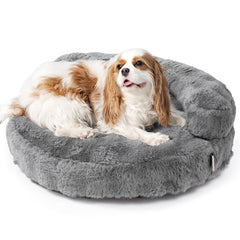 EHEYCIGA canape chat doux gris, confort moelleux pour siestes quotidiennes.