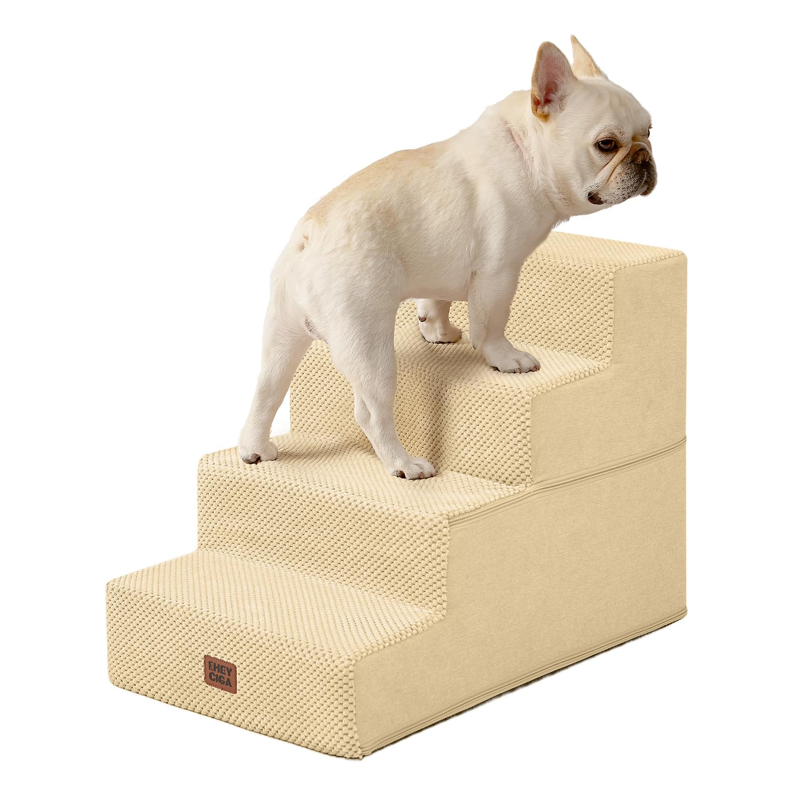 EHEYCIGA escaliers pour chien et chat: accès facile au lit en 4 étapes.
