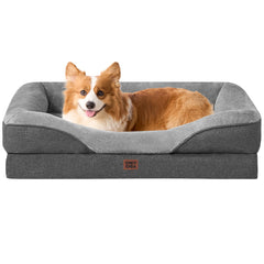 Lit orthopedique EHEYCIGA pour chien offrant un soutien durable.