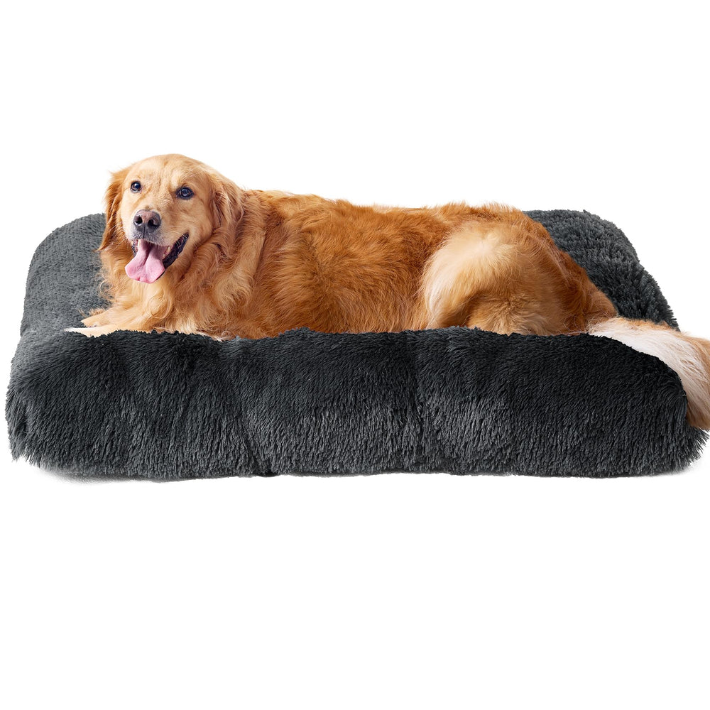 Lit chien xl eheyciga, peluche douce pour repos réconfortant.