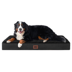 Lit chien orthopédique XXL EHEYCIGA offrant un soutien durable.