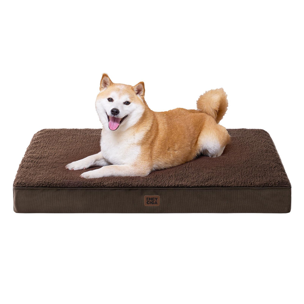 Lit orthopédique EHEYCIGA pour chien grand, surface confortable et soutien.