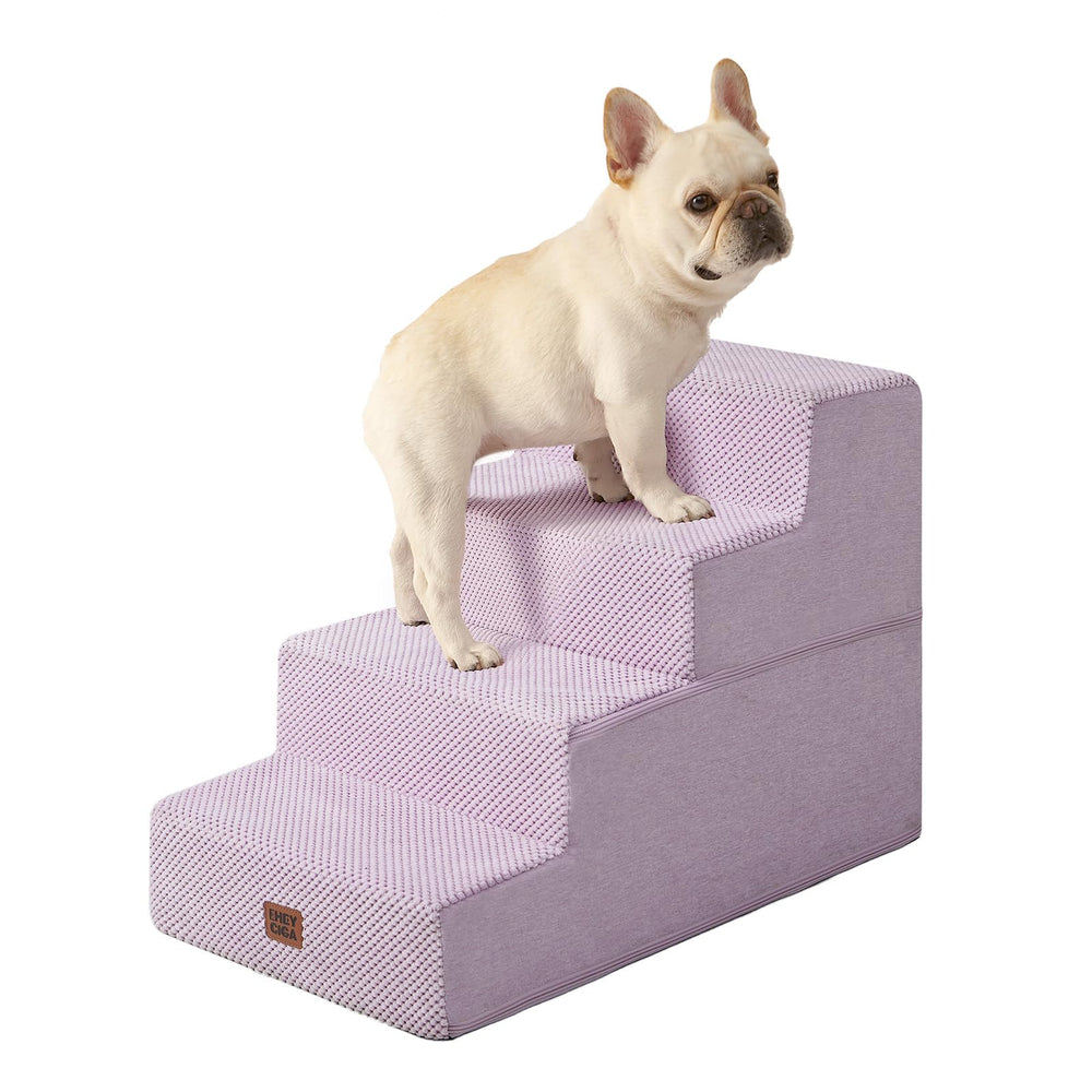 EHEYCIGA escaliers pour chien, lit 18 pouces, quatre étapes, accès facilité