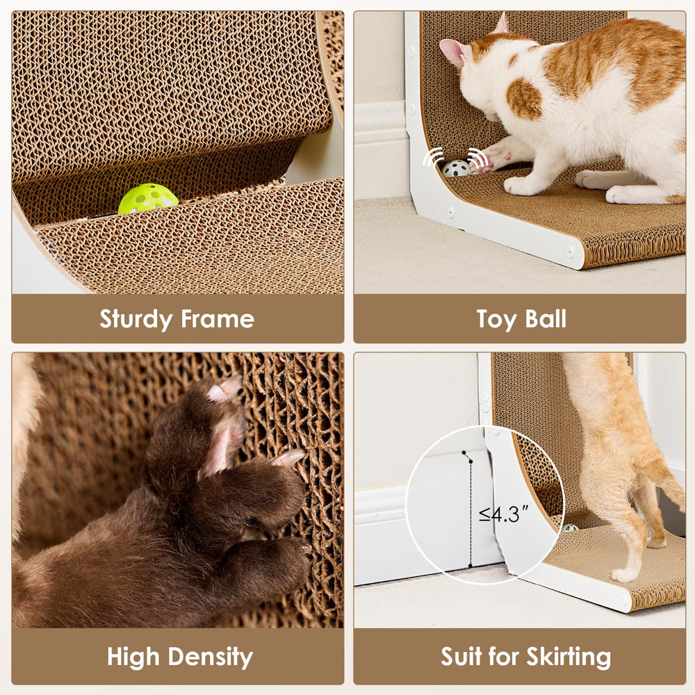 EHEYCIGA surface en carton non toxique et durable pour griffage.