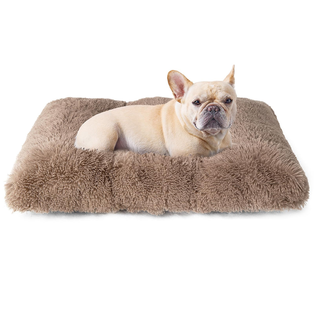 Tapis de cage EHEYCIGA moelleux pour chien moyen, repos confortable.