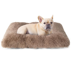 Tapis de cage EHEYCIGA moelleux pour chien moyen, repos confortable.