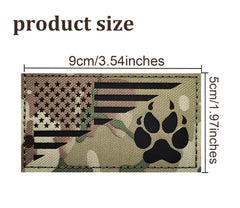 Patch patte de chien EHOPE sur gilet, identification rapide.