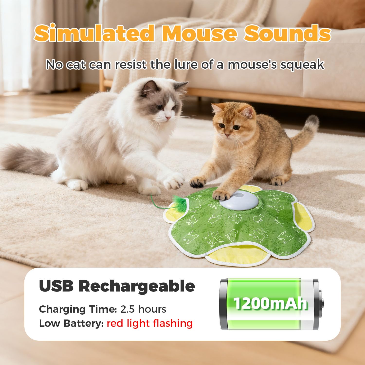 Mode interactif lumineux du jouet EHWZ pour stimulation