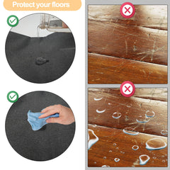 Ehzyaz Dog Crate Mat Liner: base imperméable et antidérapante pour la sécurité.