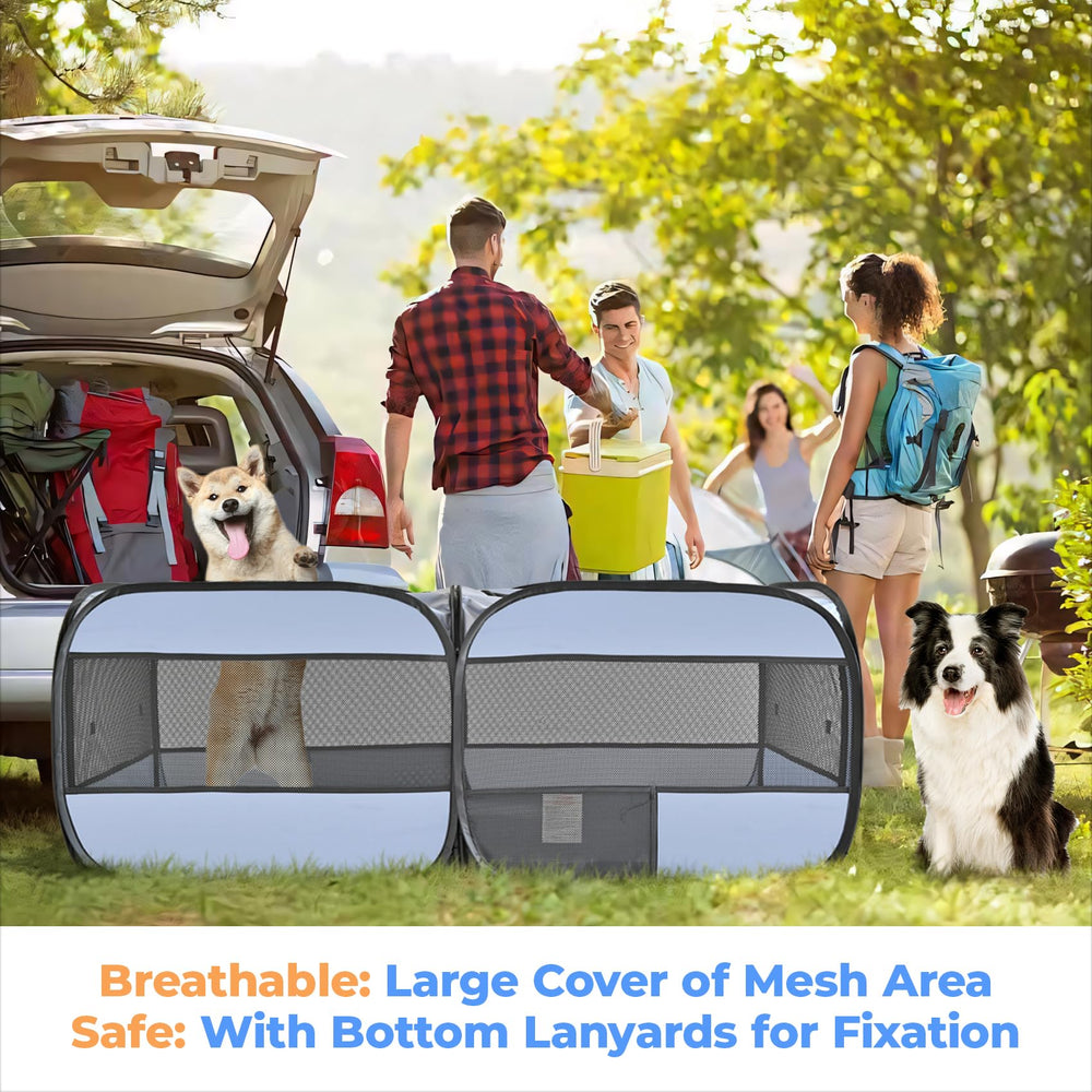 EighteenTek Playpen: transport compact et rangement pratique.
