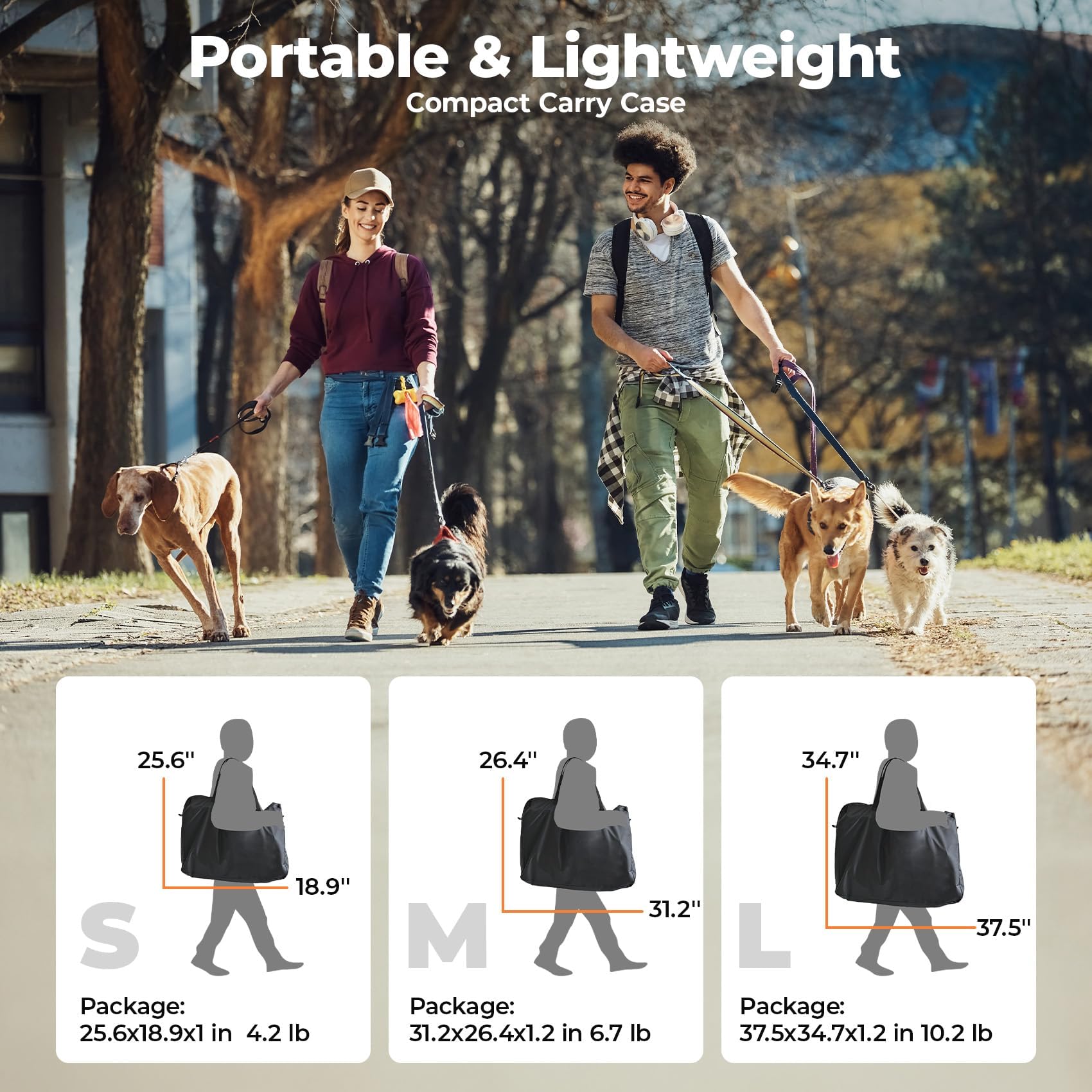 EighteenTek pop-up enclos portable, idéal pour voyages et usage intérieur.