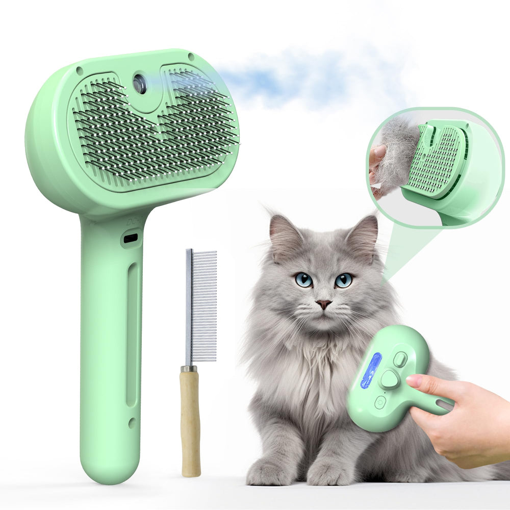 Brosse Eilimy pour animaux, réduction des poils et démêlage facilité.