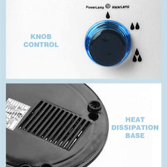 EKDJKK humidificateur-reptile 4L bouton de commande rotatif pour brume réglable