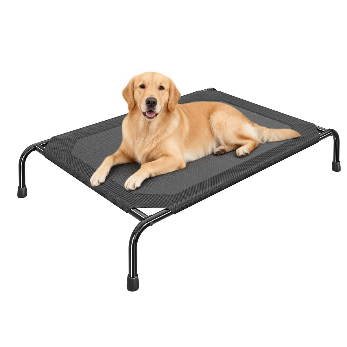Ekisemio lit pour chien surélevé XL, imperméable: confort extérieur tout temps.