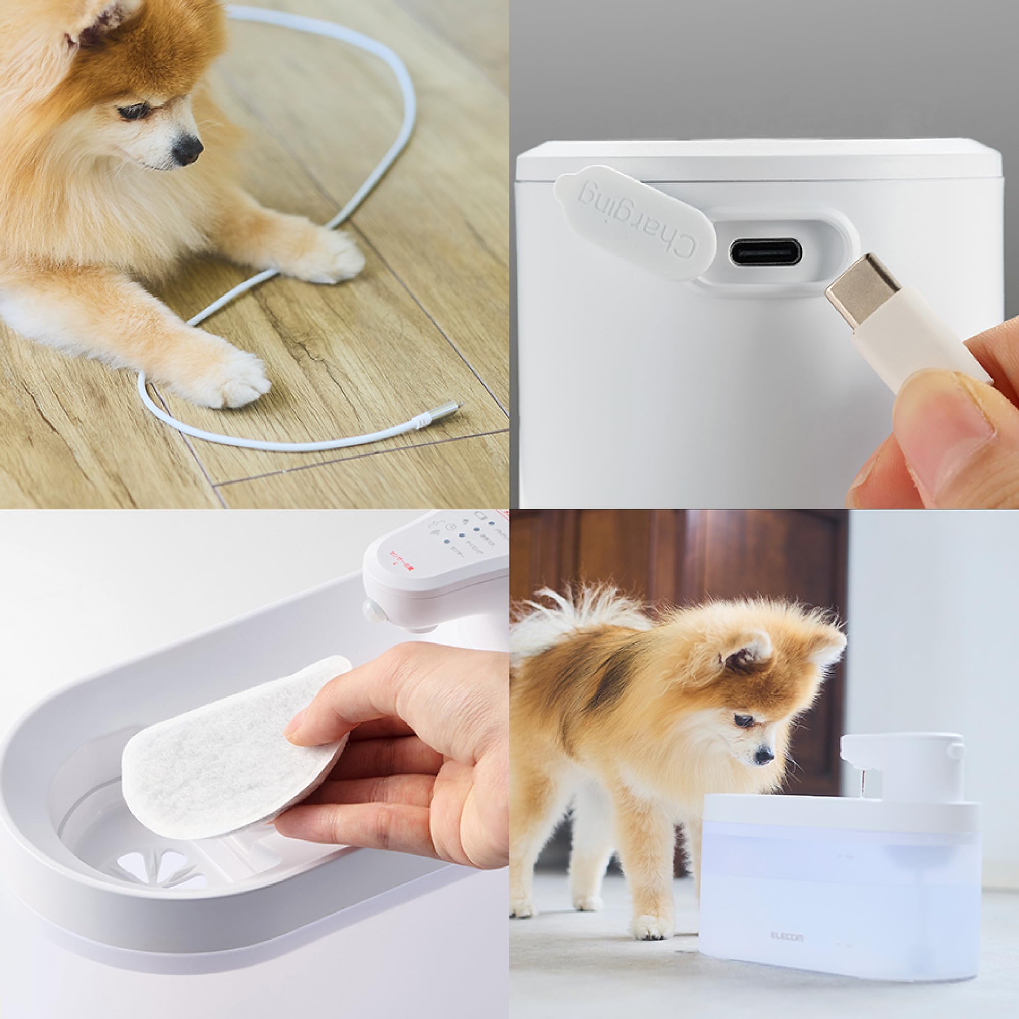 Capacité 2,5 L d'eau ELECOM assure un débit constant.