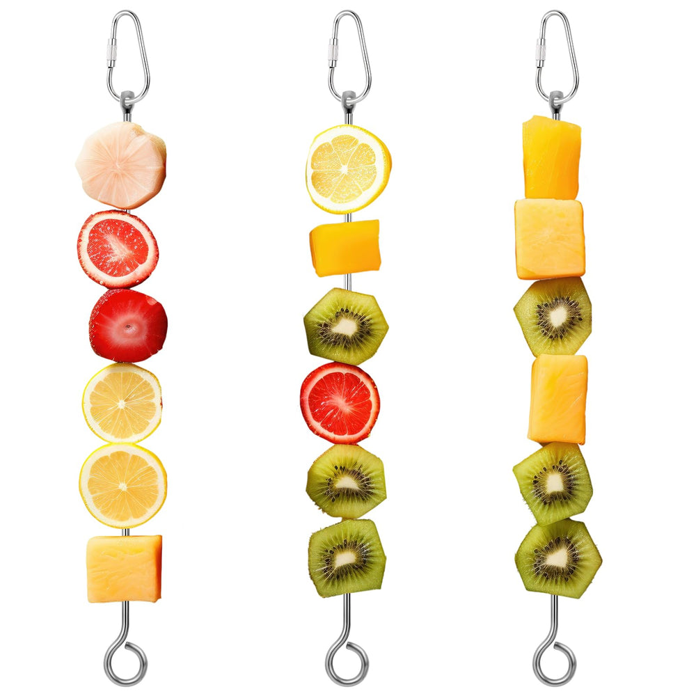 ElevateTech porte-nourriture pour oiseaux, ensemble pratique pour fruits et légumes.