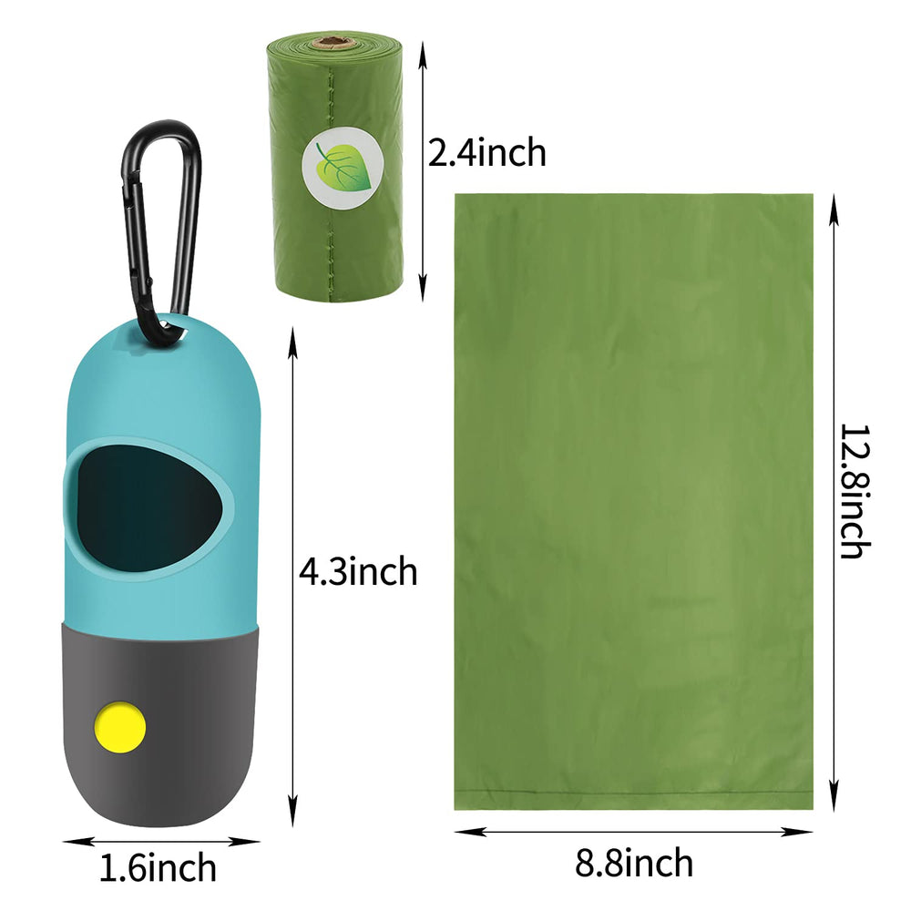 Rouleaux de sacs étanches fournis avec le distributeur Eliamo, sécurité anti-fuite.