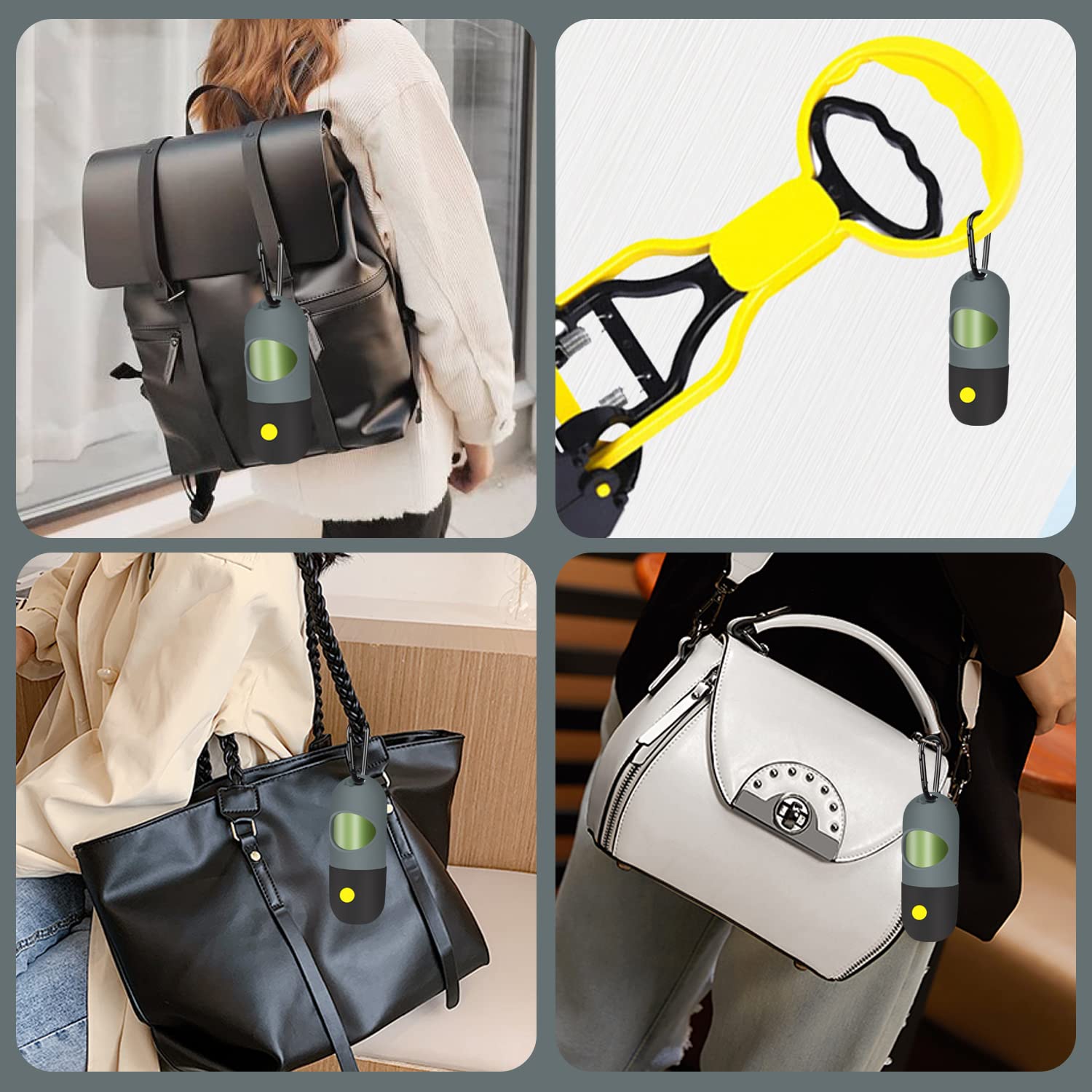 Eliamo sacs mesurant 12,8 x 8,8 pouces pour utilisation rapide.