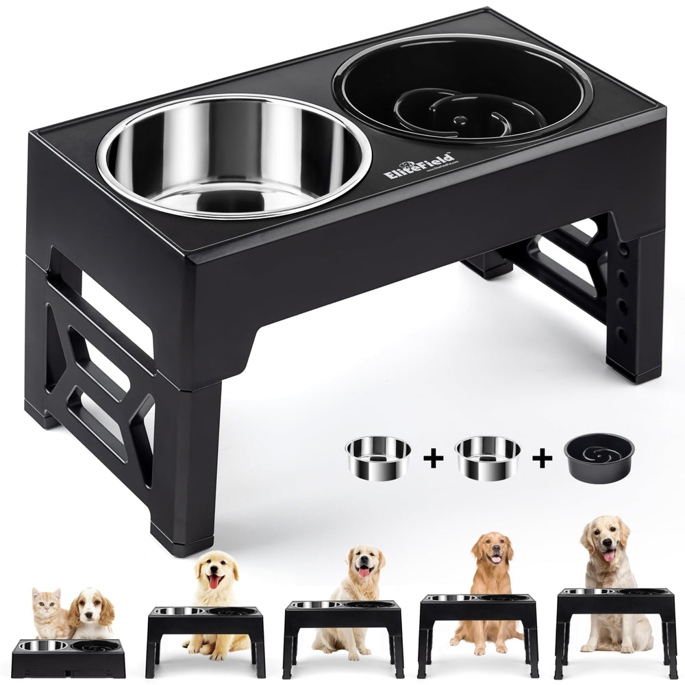 EliteField: bols elevés pour chiens, ensemble pratique et stable pendant les repas.