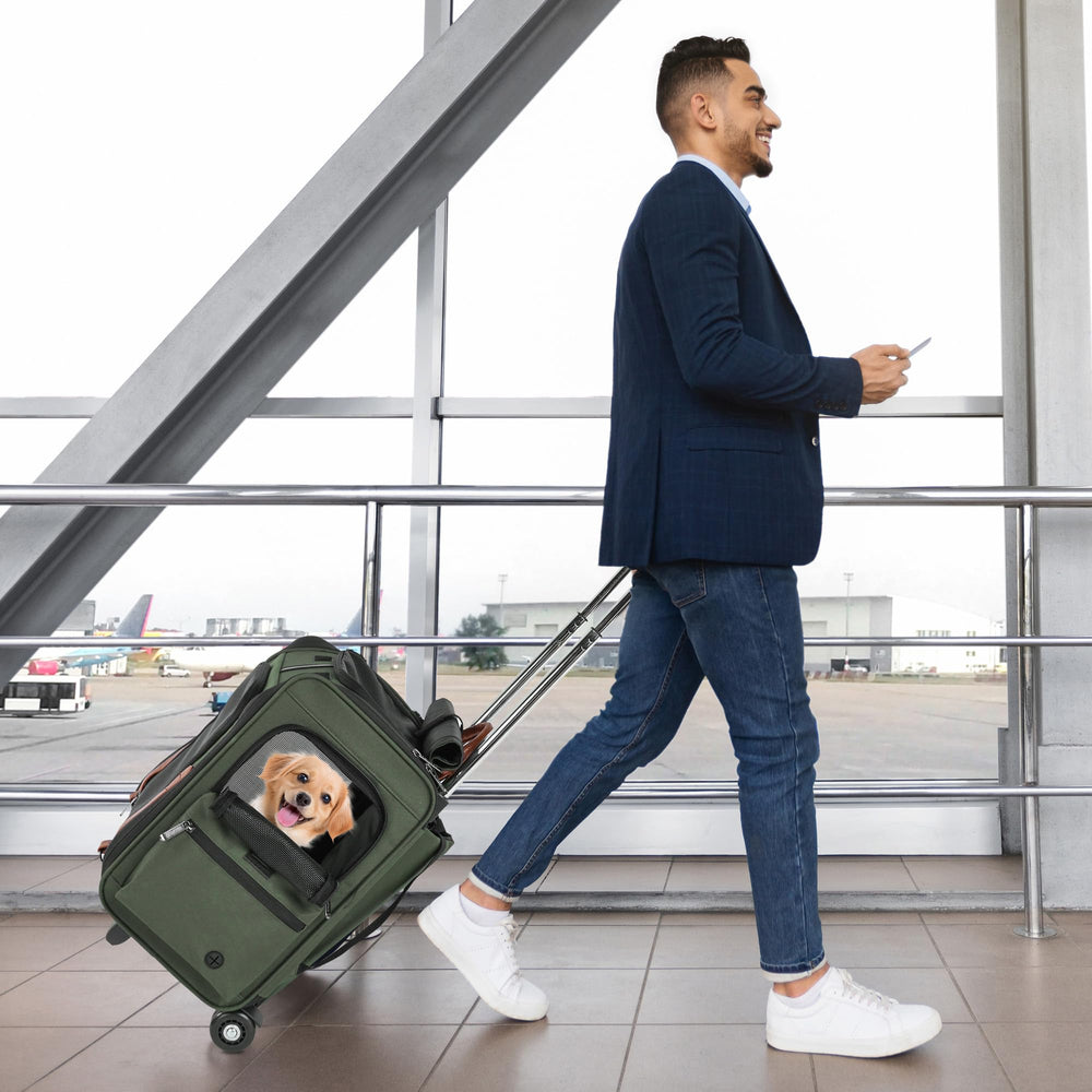 EliteField Porte-Animaux à Dos, vue avant, porte-animaux compact et pratique pour les voyages