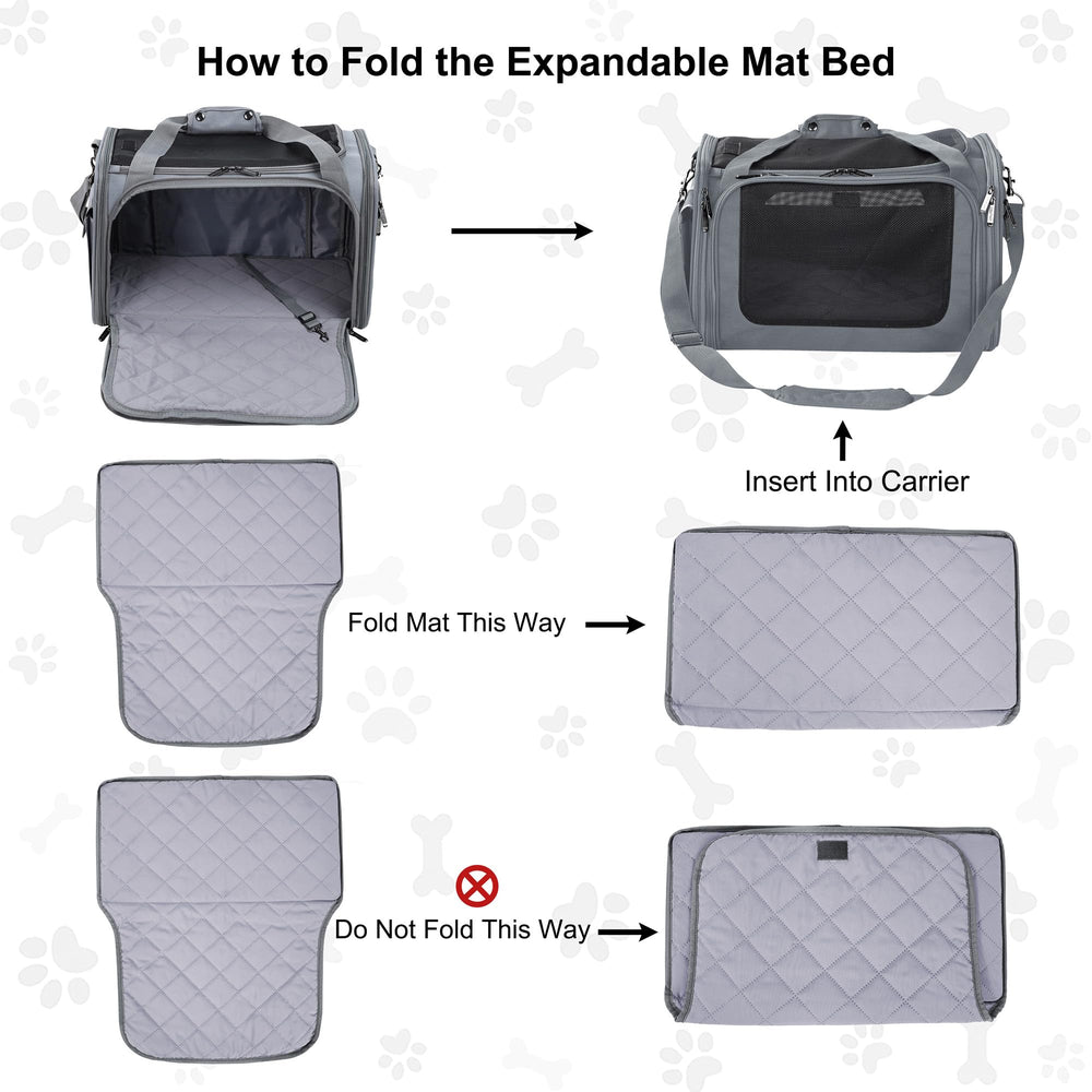 EliteField Deluxe sac pliable et plat pour rangement facile.