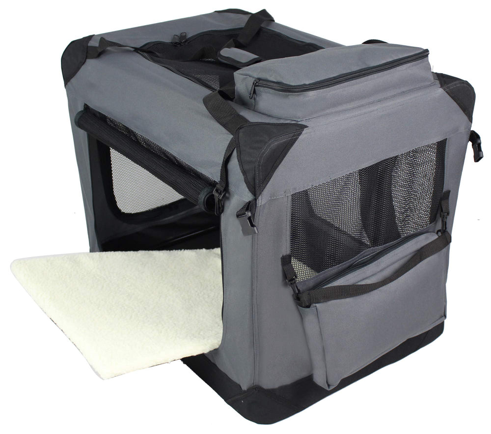 Sac de transport EliteField inclus pour cage douce, déplacement facile.