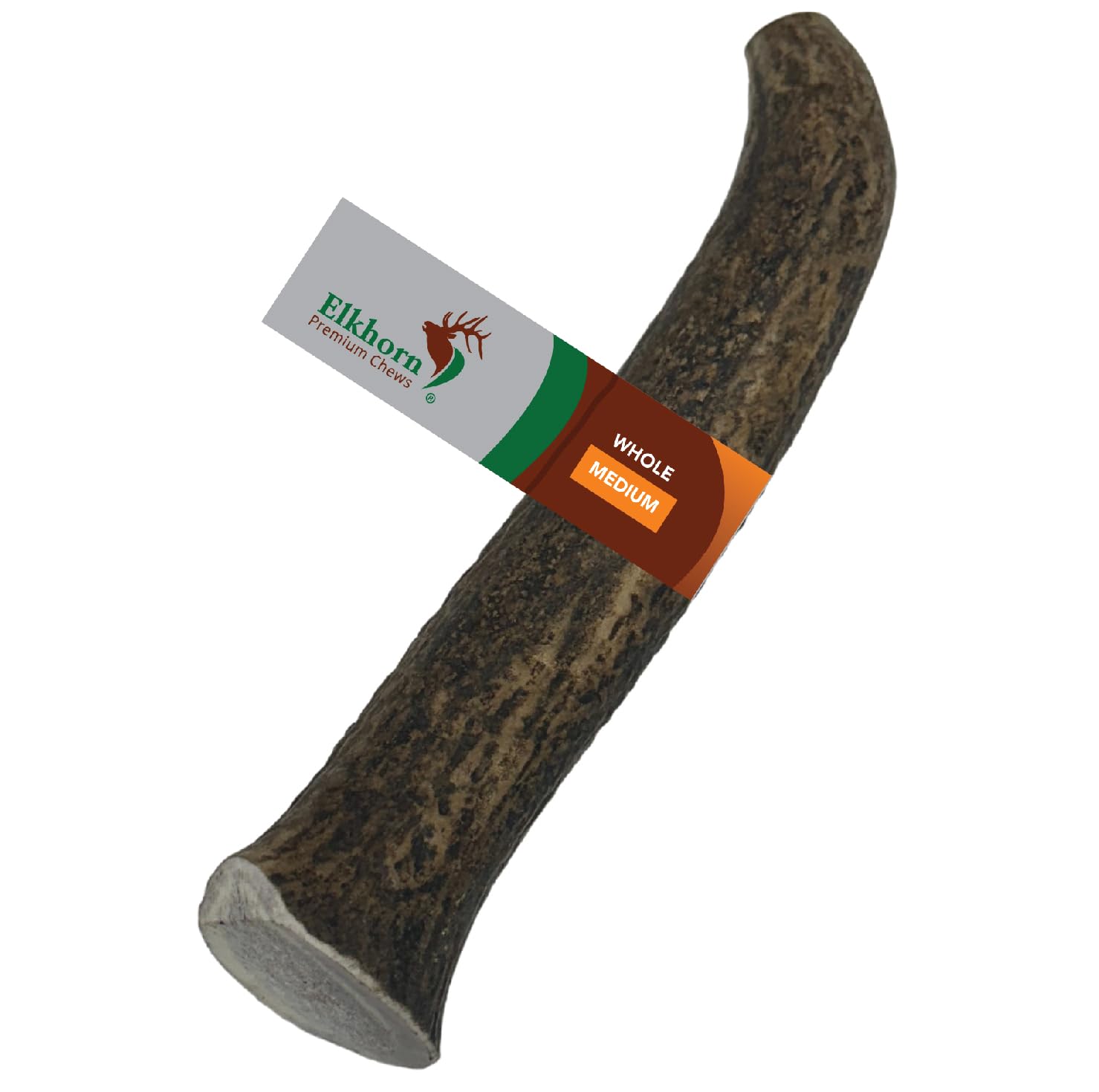 Elkhorn Premium Chews – corne d’élan moyenne, pièce unique idéale pour mastication prolongée