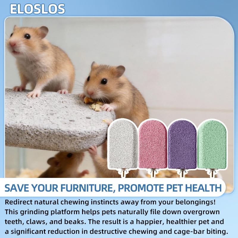 Quatre couleurs disponibles: gris, rose, violet et cyan pour la cage Eloslos.