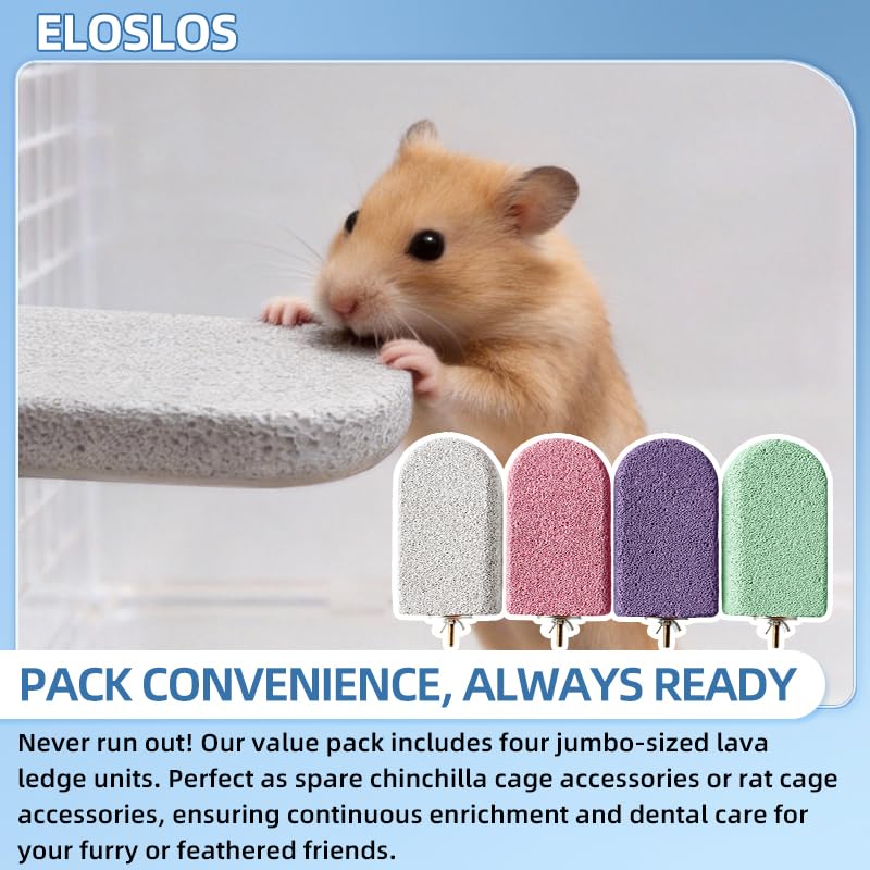 Eloslos Lava Ledge pour perroquet, activité physique et exercice du bec.