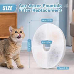 Filtre ELXXROONM pour fontaine chat Catit Flower, filtration améliorée