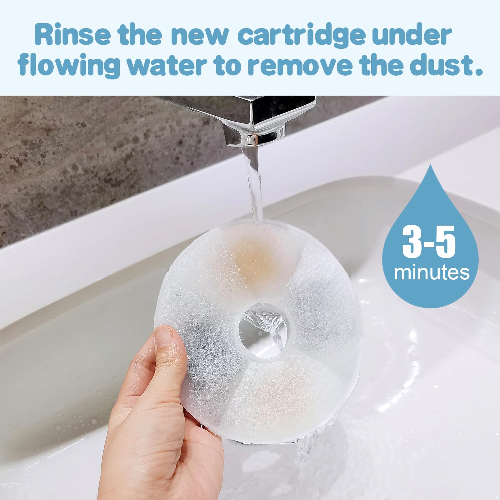 ELXXROONM filtre triple, plus de trous pour filtration rapide