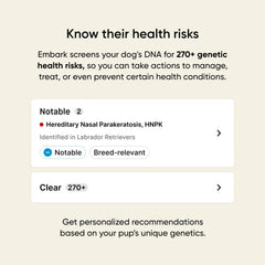 Embark Kit ADN Chien: découverte des proches génétiques pour élargir le réseau canin.