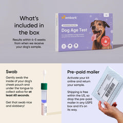 Embark résultats laboratoire âge: estimation claire de l’âge de votre chien.