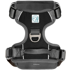 Harnais Embark Pets en nylon militaire, robuste pour longues sorties.