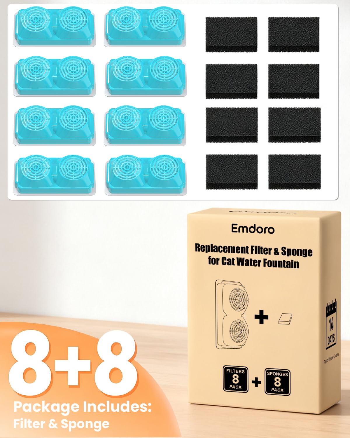 Emdoro – réduction des odeurs, eau plus agréable pour les chats.