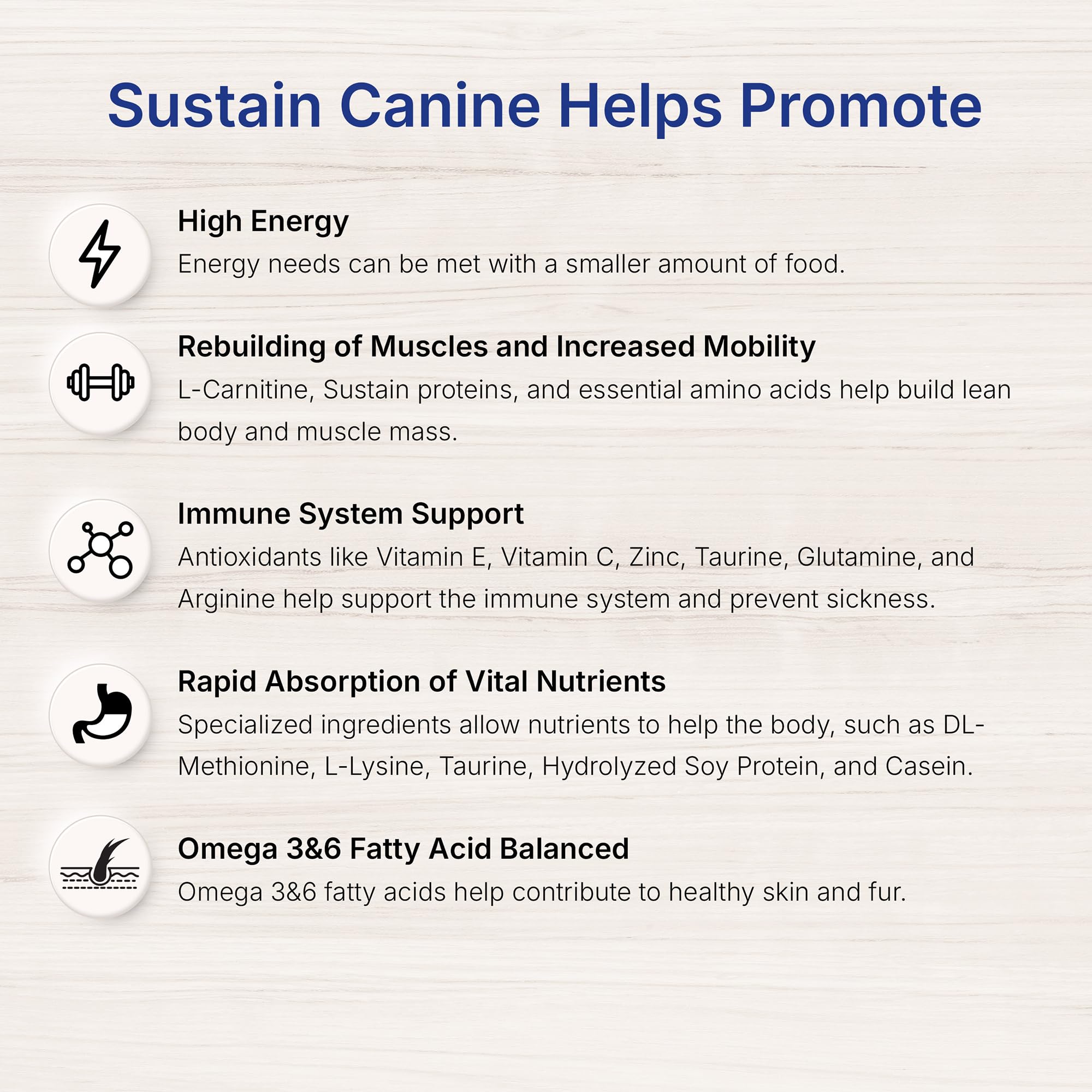 EMERAID Sustain absorption rapide: nutrition efficace