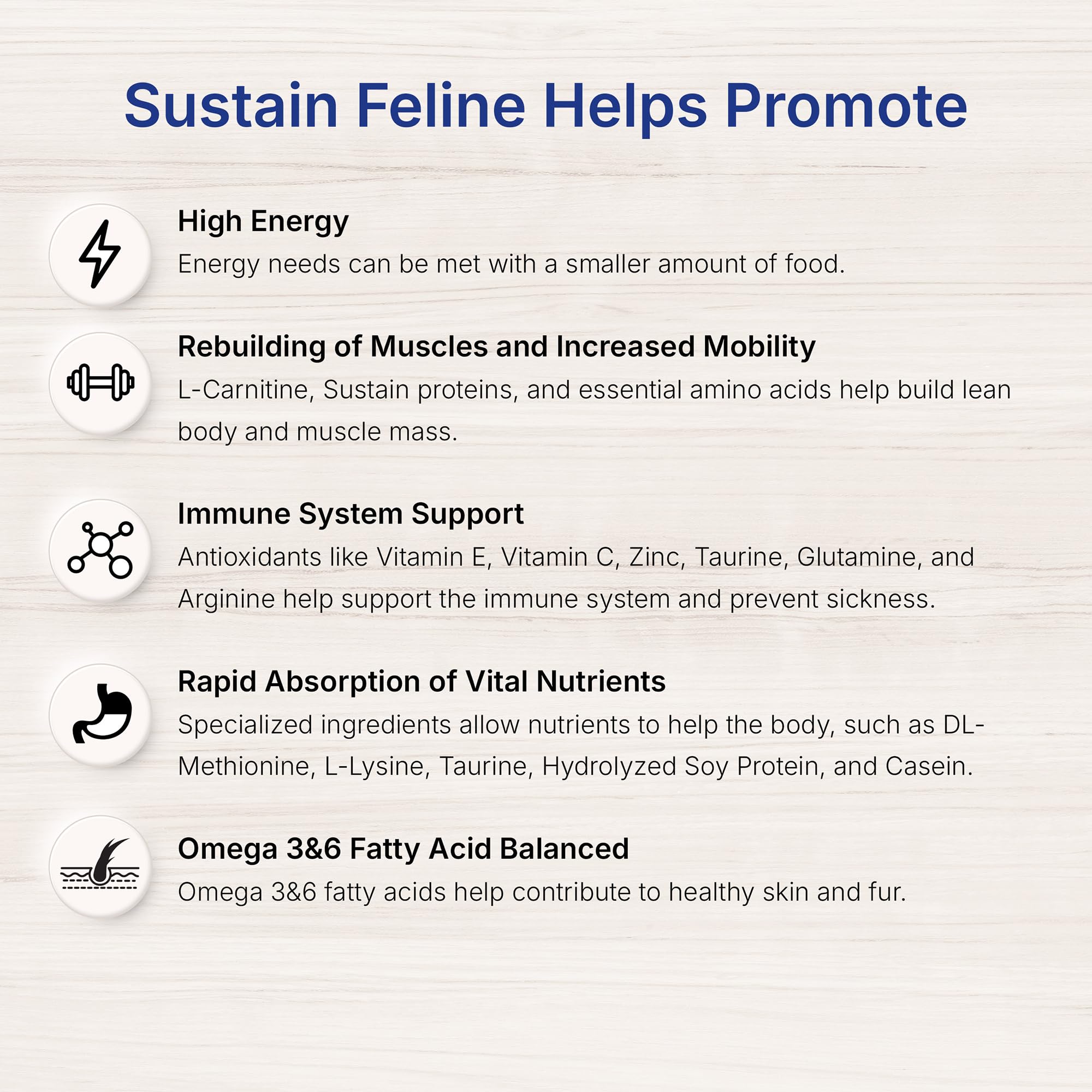 EMERAID Sustain Chat – absorption rapide des nutriments pour soutenir l énergie.