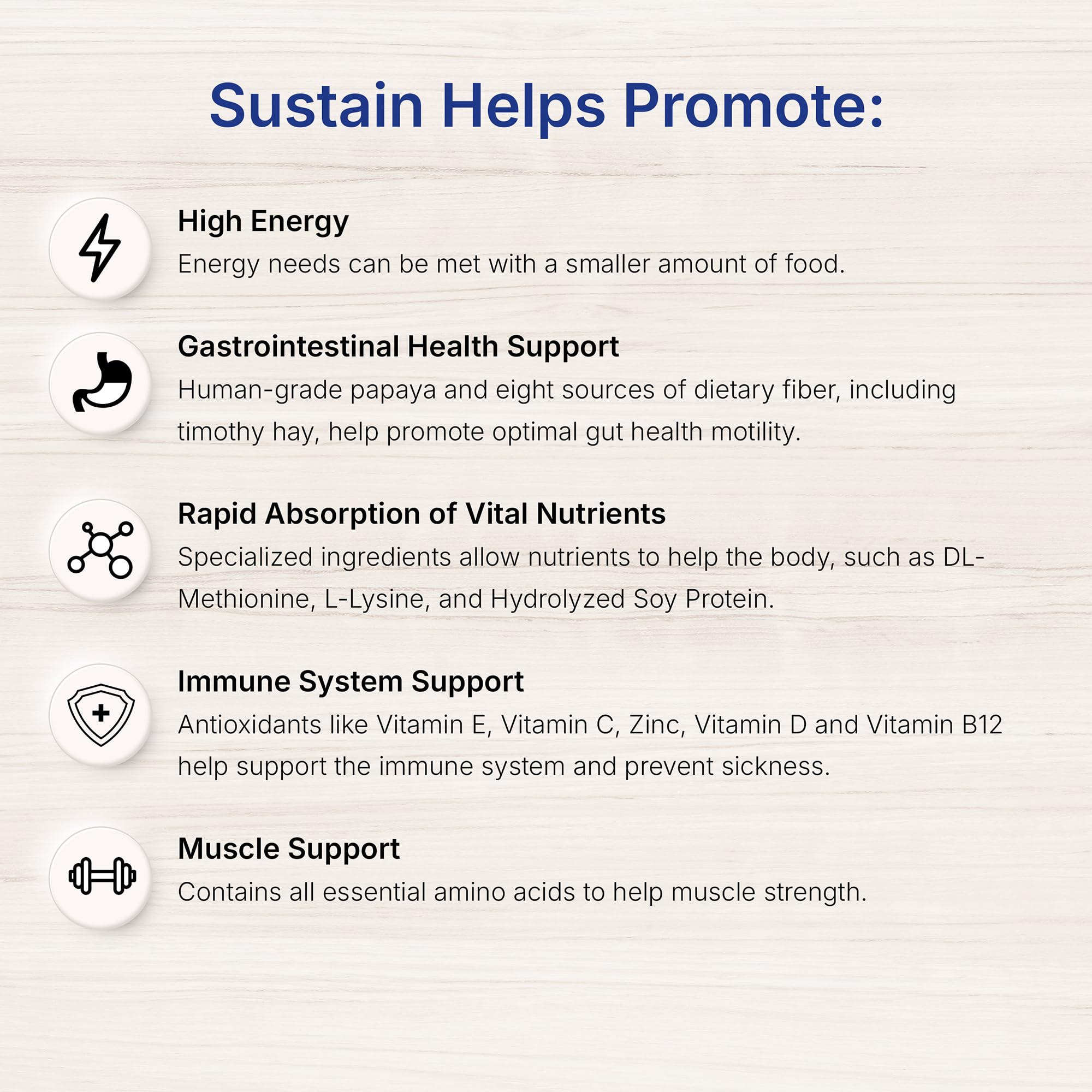 EMERAID Sustain Herbivore Menthe – aide potentielle au développement musculaire