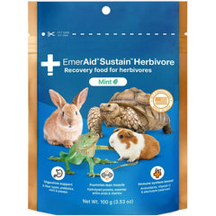 EMERAID Sustain Menthe herbivore dans son emballage, ration pratique et complète.
