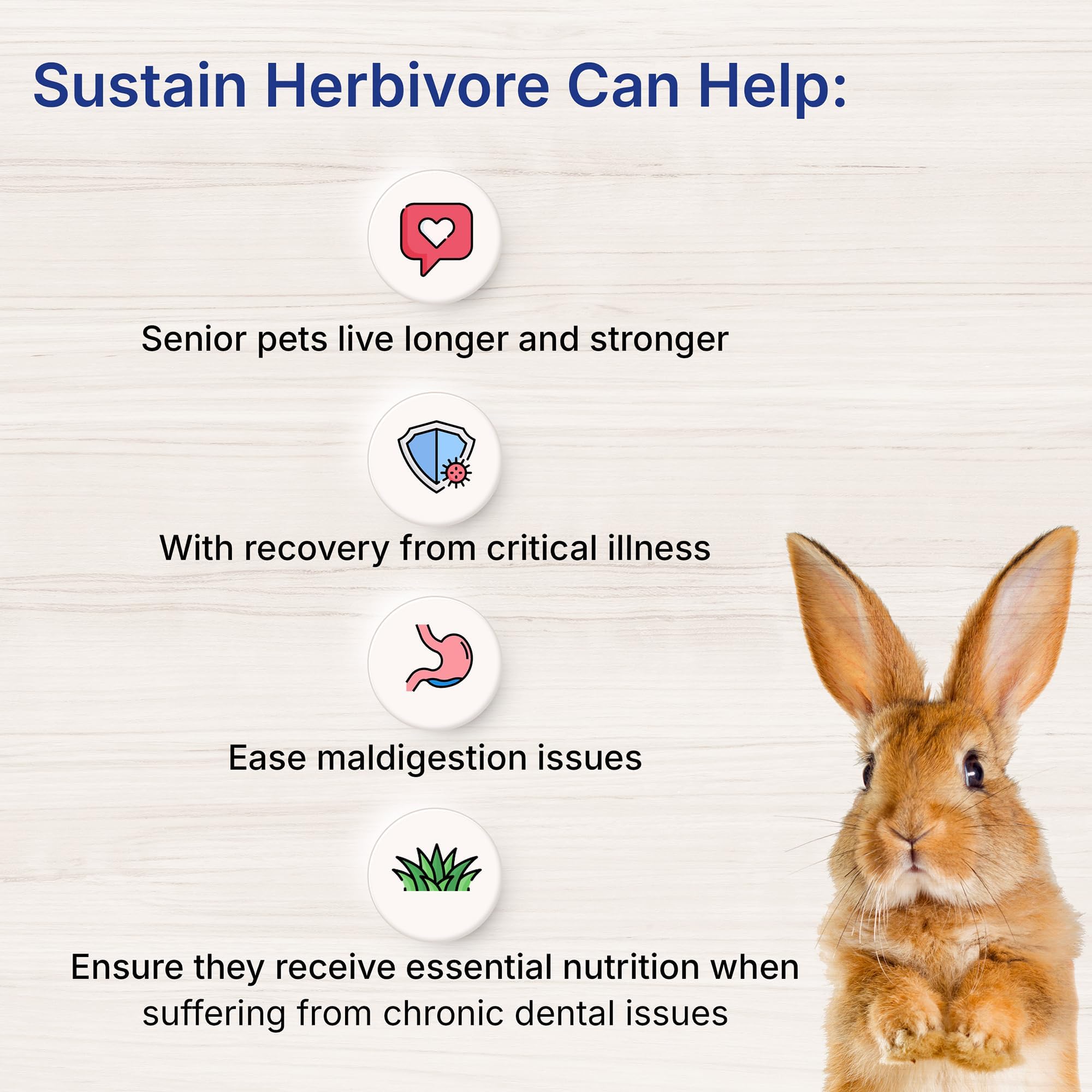 Liste d'ingrédients EMERAID Sustain Menthe herbivore sur l'emballage.