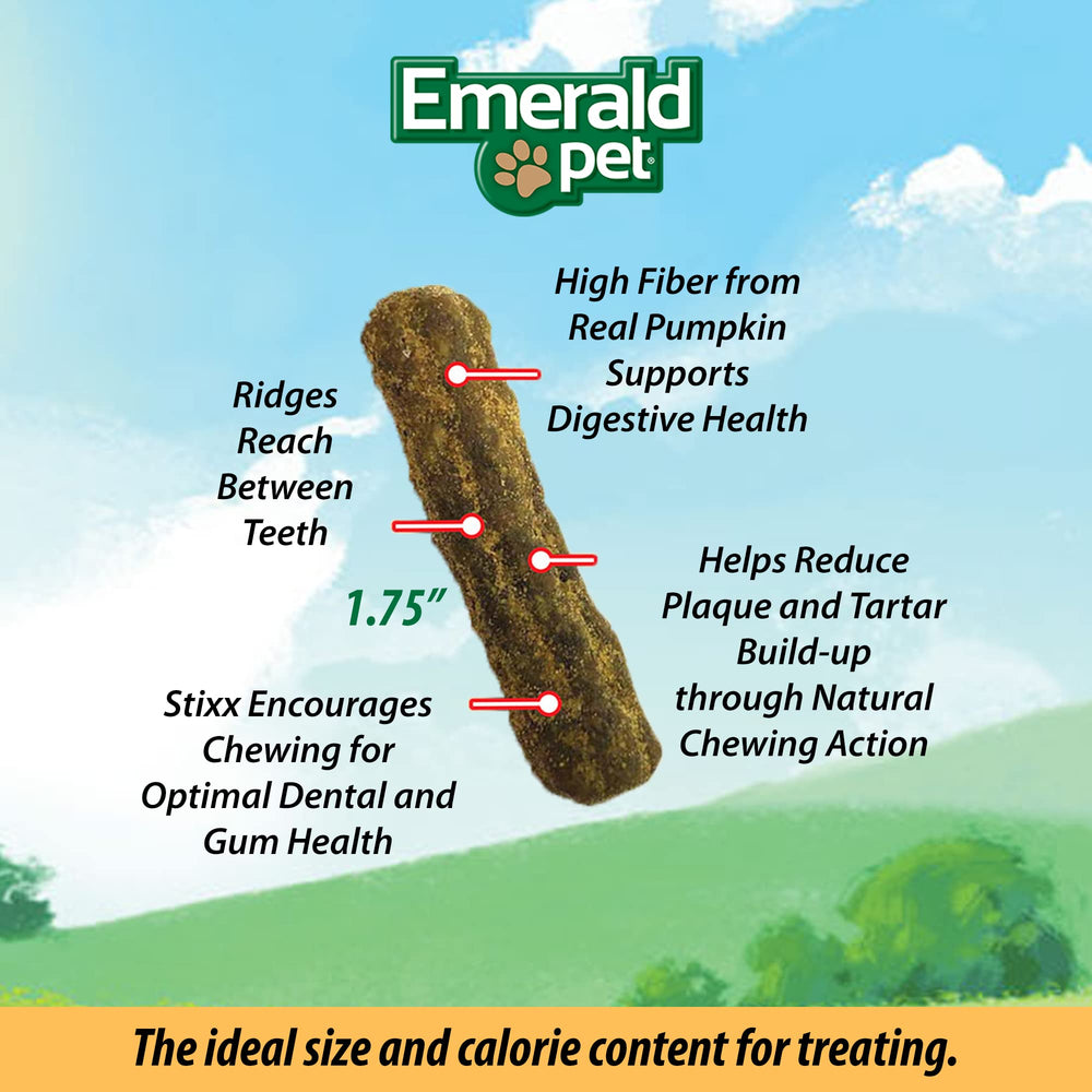 Chlorophylle naturelle pour halène plus fraîche avec Emerald Pet Stixx.
