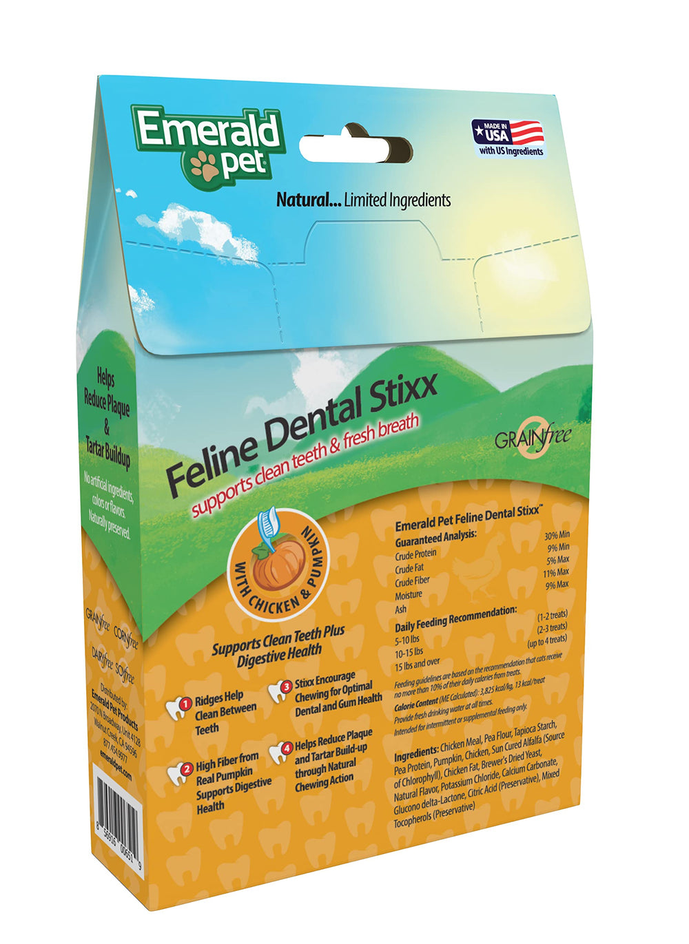Stixx de petite taille faibles calories pour chats, bouchée adaptée.