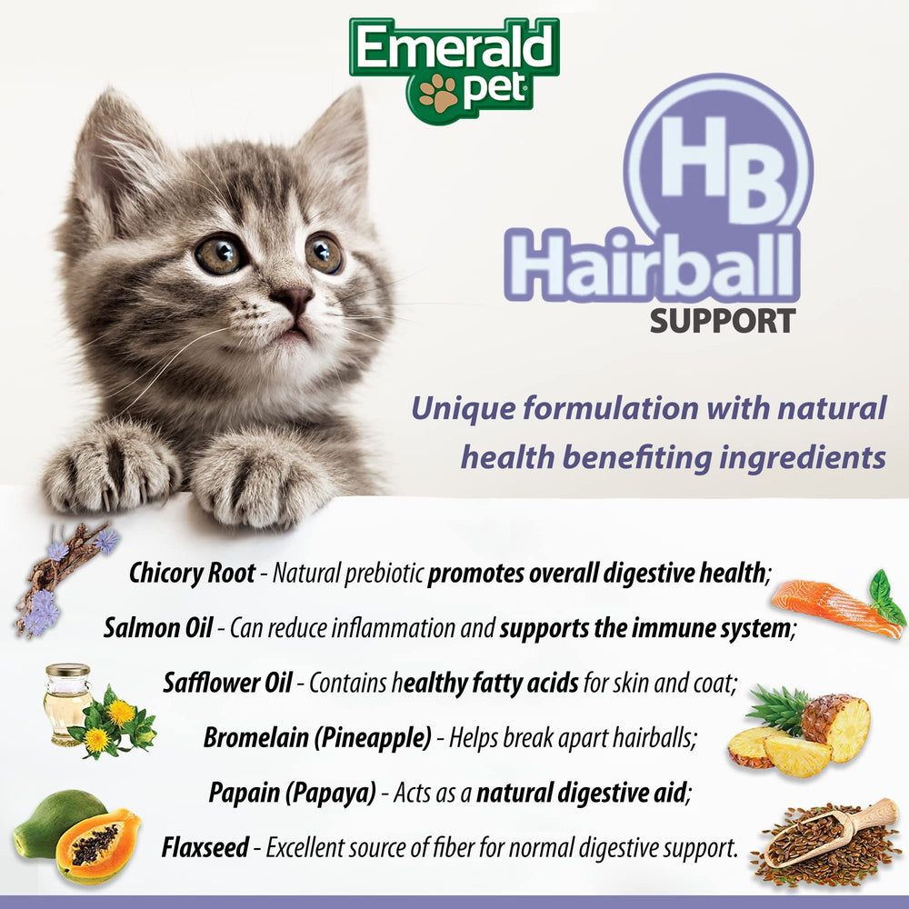 Sans céréales et sans gluten, convient aux chats sensibles, Emerald Pet