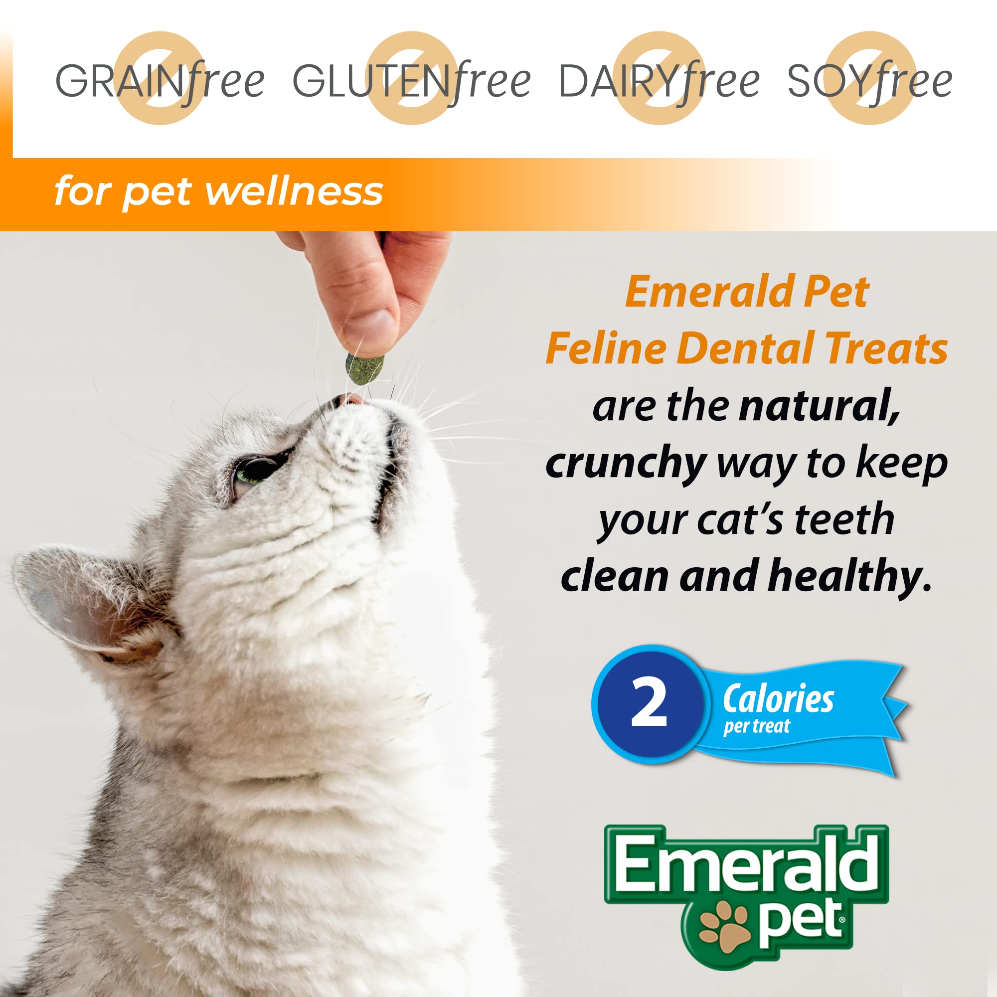 Ingrédients naturels et limités utilisés dans les friandises dentaires Emerald Pet.
