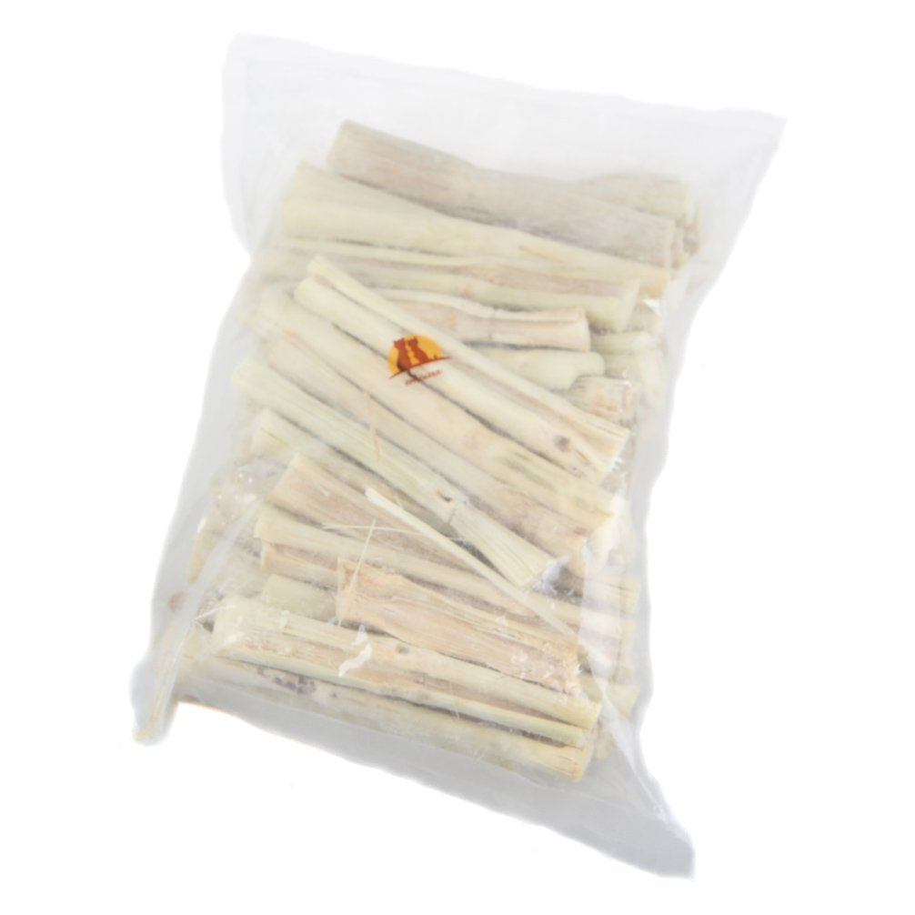 emours bâtonnets dentaires bois bambou pour rongeurs, idéal pour occuper et satisfaire le besoin de mastiquer.