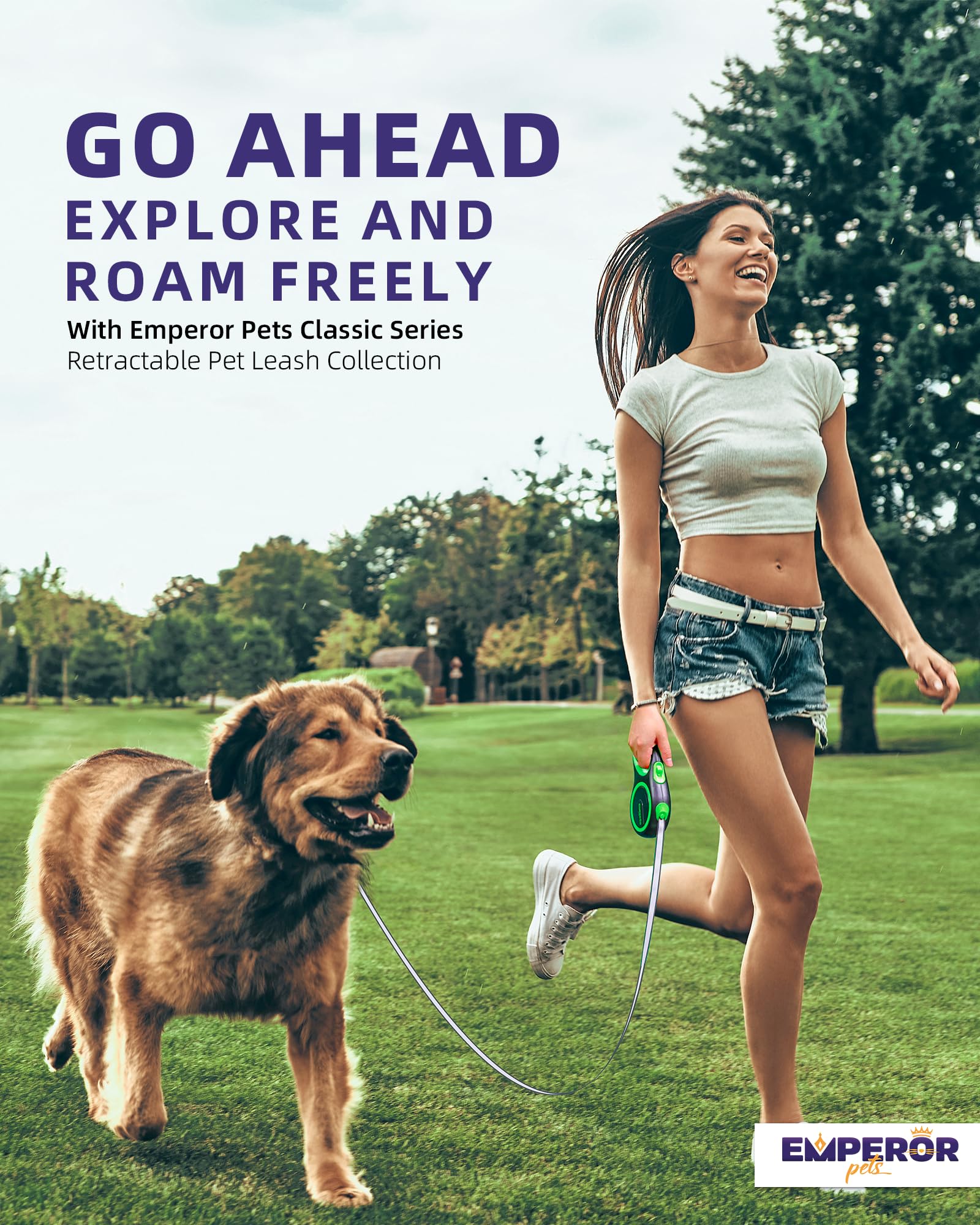 EMPEROR PETS: idéale pour promenades en extérieur et randonnées avec votre chien