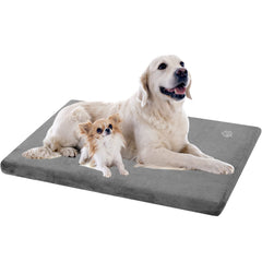 Matelas EMPSIGN pour chien dans caisse gris pour repos durable