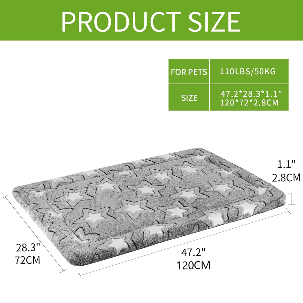 EMPSIGN Tapis-Chien XXL, face chaude réversible offrant un confort doux.